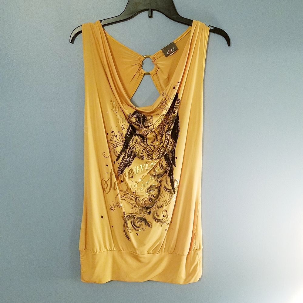 Dots Sleeveless Rock Royalty Blouse